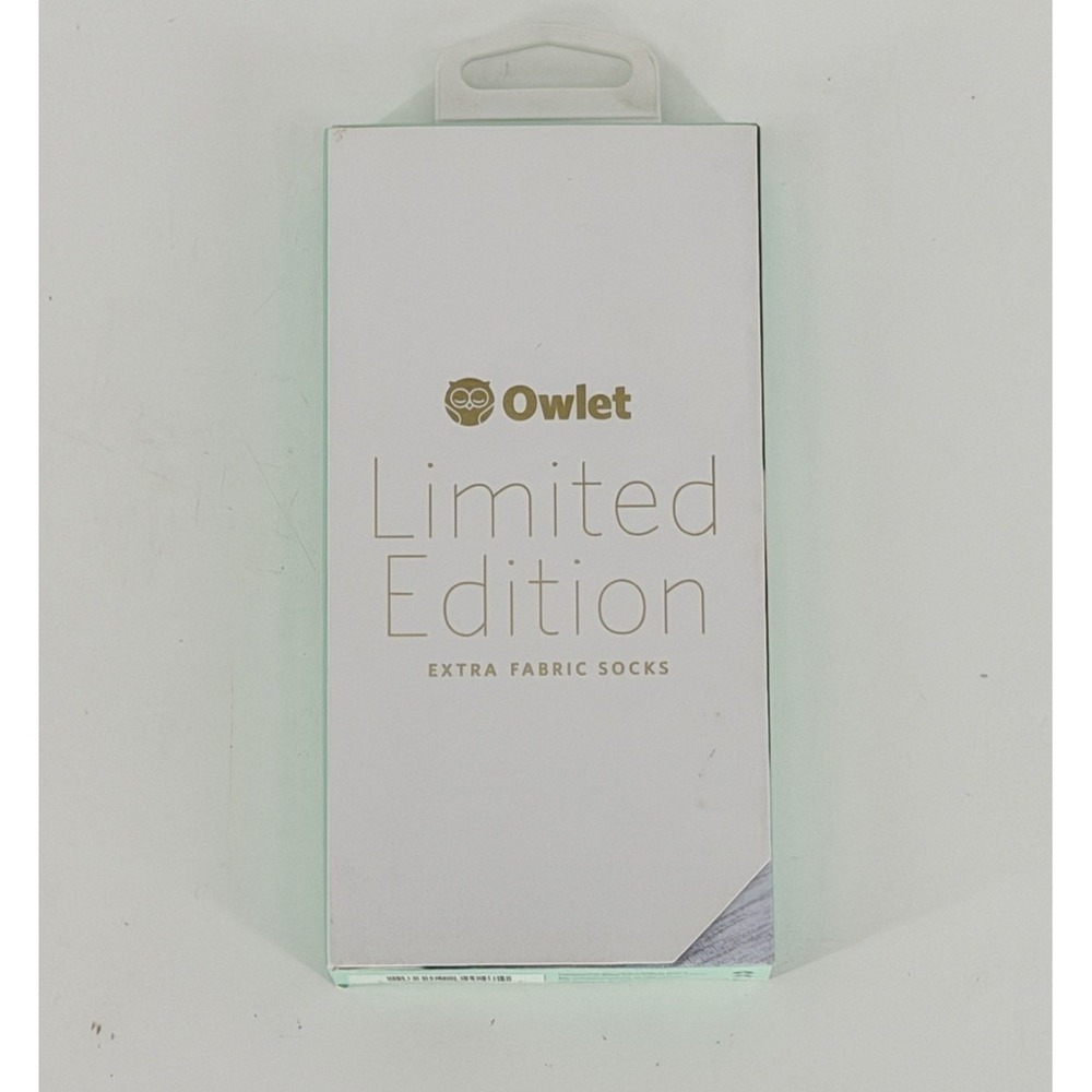 Owlet Limited Edition Extra Fabric Socks Smart Sock 3 Size 1 & 2 New